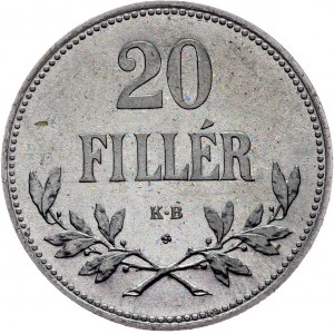 Karl I., 20 Fillér 1918, Kremnitz, ARTEX