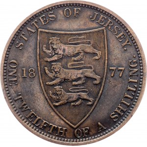 British Overseas Territories, 1⁄12 Shilling 1877, Heaton