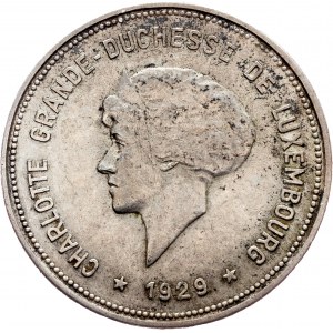 Charlotte, 5 Francs 1929, Stuttgart