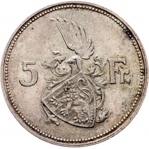 Charlotte, 5 Francs 1929, Stuttgart