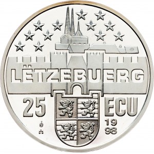Luxembourg, 25 Ecu 1998