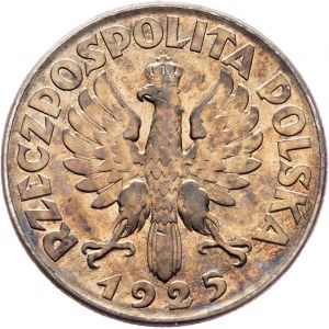 Second republic, 2 Zlote 1925, Philadelphia