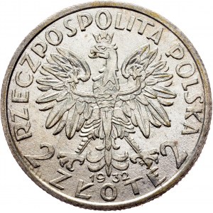 Second republic, 2 Zlote 1932, Warsaw