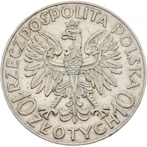 Poland, 10 Zlotych 1933, Warsaw