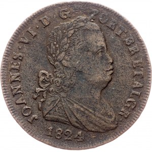 João VI., 40 Reis 1824, Lissabon
