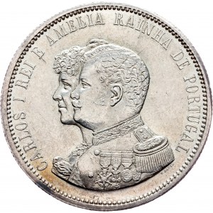 Carlos I., 1000 Reis 1898, Lissabon