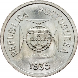 Portuguese India, 1 Rupia 1935, Lisbon