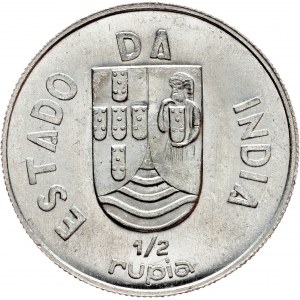 Portuguese India, 1/2 Rupia 1936, Lisbon