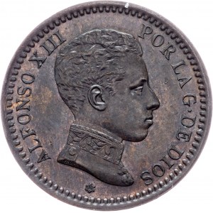 Alfonso XIII, 2 Centimos 1904, Madrid