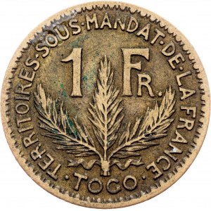 French mandate, 1 Franc 1924, Paris