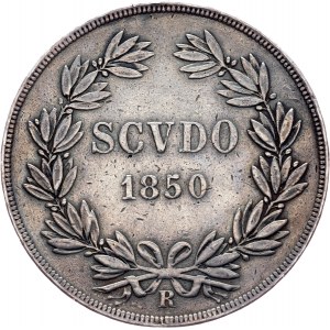 Pius IX., Scudo 1850, R