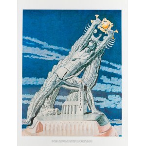 Stanisław Szukalski ( 1893 - 1987 ), Kopernikus Harenssing the Sun