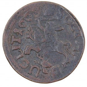 Lithuanian shilling (boratine) 1665, Kaunas, John Casimir (1648-1668).