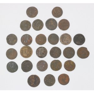 Set of 26 pieces - crown shillings (boratines), John Casimir (1648-1668)
