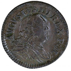 Shilling couronne (1/3 de penny) 1751, Auguste III (1749-1762)