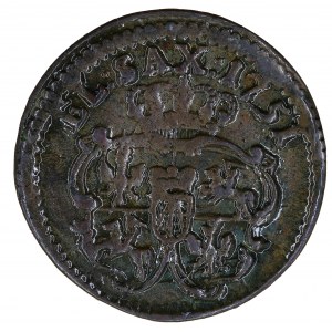 Crown shilling (1/3 of a penny) 1751, August III (1749-1762).