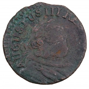 Kronenschilling (1/3 eines Penny) 1754, August III (1749-1762)