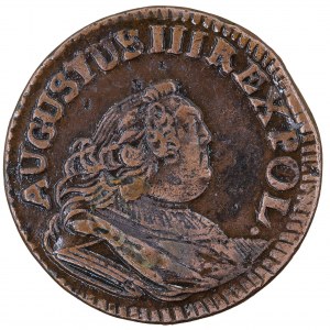 Penny (3 šekely), 1755. H - August III (1749-1762)