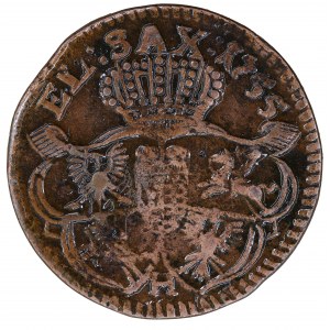 Penny (3 shekels), 1755. H - Auguste III (1749-1762)
