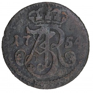 Szeląg 1754 r., Gdańsk, August III (1749-1762)