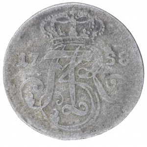 Trojak 1758, Gdansk, Auguste III (1749-1762)