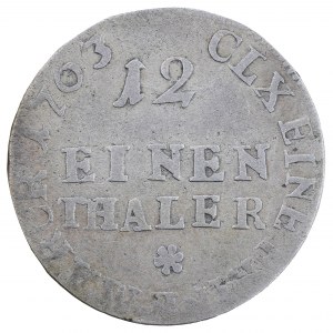 1/12 thaler 1763, Auguste III (1749-1762)