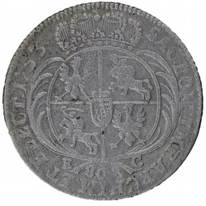 8 pennies (two crown dollars) 1753, August III (1749-1762).