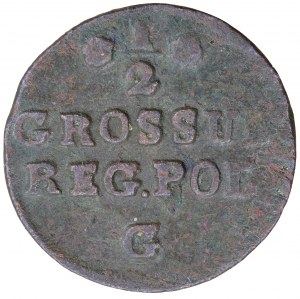 1/2 penny 1767, Stanislaw August Poniatowski (1764-1795).