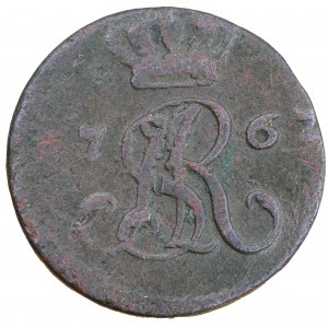 1/2 penny 1767, Stanislaw August Poniatowski (1764-1795).