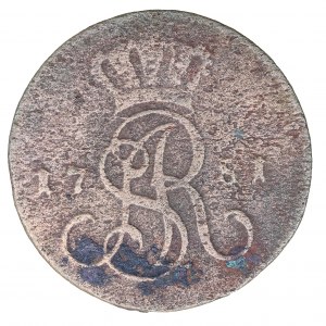 Penny 1781, Stanislaw August Poniatowski (1764-1795).