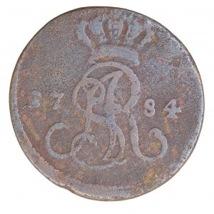 Penny 1784, Stanislaw August Poniatowski (1764-1795).