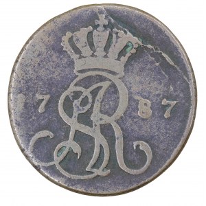 Penny 1787, Stanisław August Poniatowski (1764-1795)