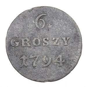 6 groszy 1794, Stanisław August Poniatowski (1764-1795)