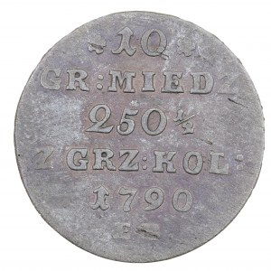 10 pennies 1790, Stanislaw August Poniatowski (1764-1795).
