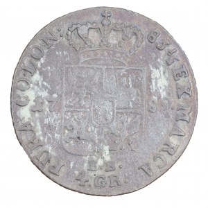 1 Zloty/4 Grosze 1789, Stanisław August Poniatowski (1764-1795)