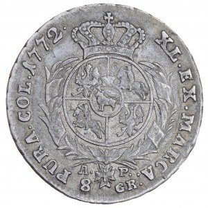 2 zloté/8 grošov 1772, Stanisław August Poniatowski (1764-1795)