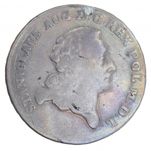 2 zlotys/8 groszy 1776, Stanislaw August Poniatowski (1764-1795).