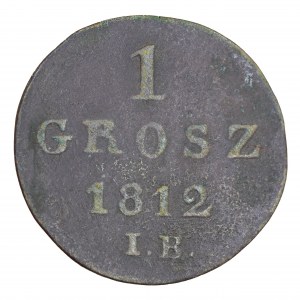 1 cent 1812. IB, Varšavské vojvodstvo (1810-1815)