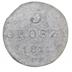5 centesimi 1811. IS, Ducato di Varsavia (1810-1815)