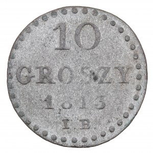 10 pennies 1813. IB, Duché de Varsovie (1810-1815)
