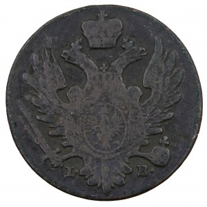 1 Polnischer Grosz Z MIEDZI KRAYOWEY 1824 IB, Königreich Polen unter russischer Teilung (1815-1850)