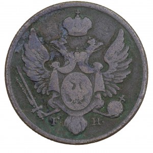 3 polnische Pfennige 1827. FH, Königreich Polen unter der russischen Teilung (1815-1850)