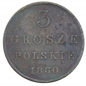3 polské groše 1830. FH, Polské království pod ruskou nadvládou (1815-1850)
