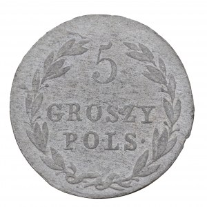 5 Polish grosze 1818, Royaume de Pologne sous domination russe (1815-1850)