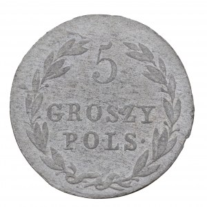 5 Polish pennies 1818, Kingdom of Poland under Russian annexation (1815-1850).