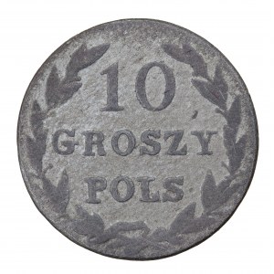 10 Polish grosze 1827 IB, Polské království pod ruským záborem (1815-1850)