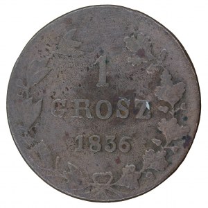 1 groš 1836, ruské mince pre krajiny bývalého Poľského kráľovstva (1832-1841)