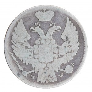 15 Kopeken/1 Zloty 1839, russische Münzen für die Länder des ehemaligen Königreichs Polen (1832-1841)