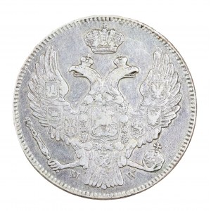 30 copechi/2 zloty 1838, monete russe per le terre dell'ex Regno di Polonia (1832-1841)