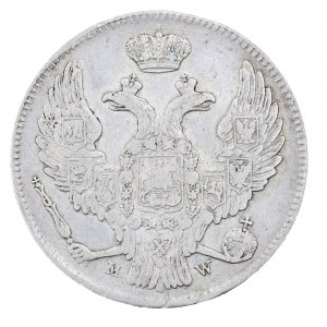30 kopějek/2 zloté 1839, ruské mince pro země bývalého Polského království (1832-1841)